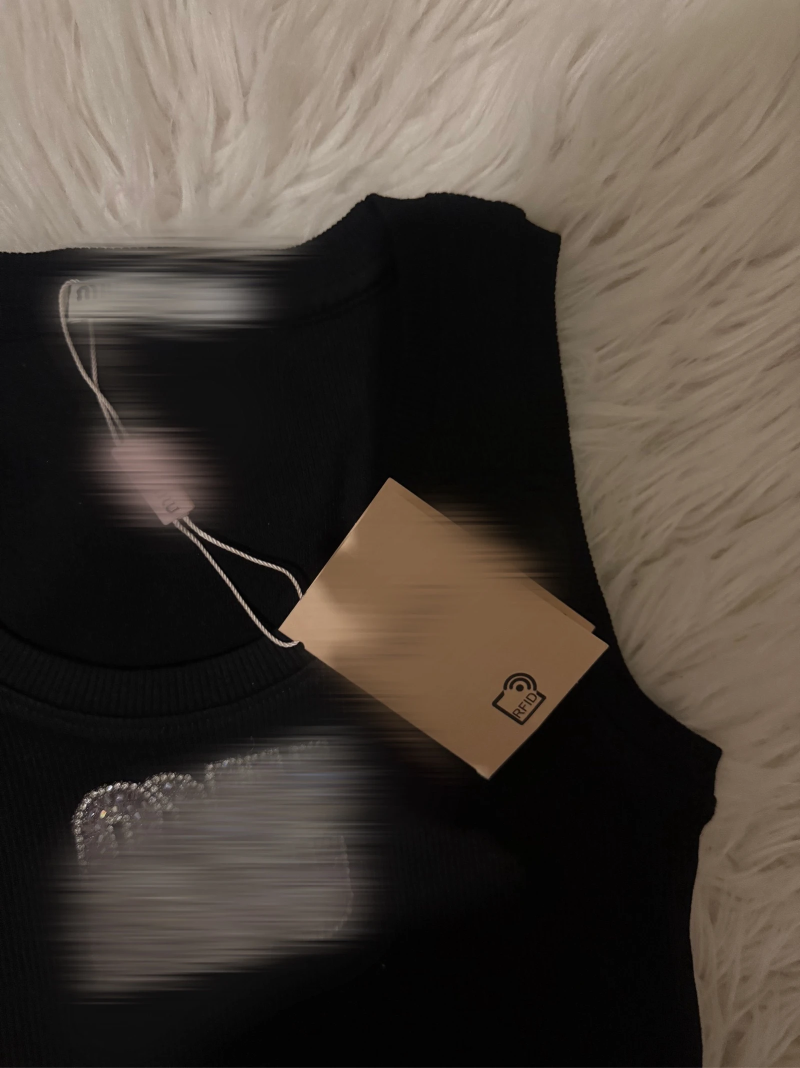 Top negro acanalado estilo lujoso – Sin marca – Talla S – photo 2